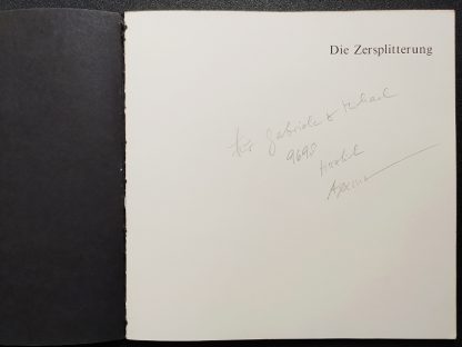 Alfred Harth - Die Zersplitterung Book + 7” (signed) - Image 7