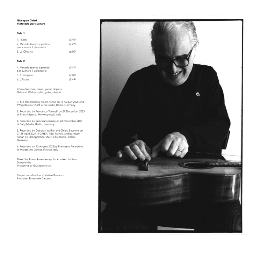 Giuseppe Chiari - Il Metodo per Suonare LP - Image 2