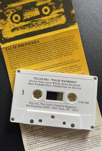 Various - Tellus: False Phonemes MC - Image 3