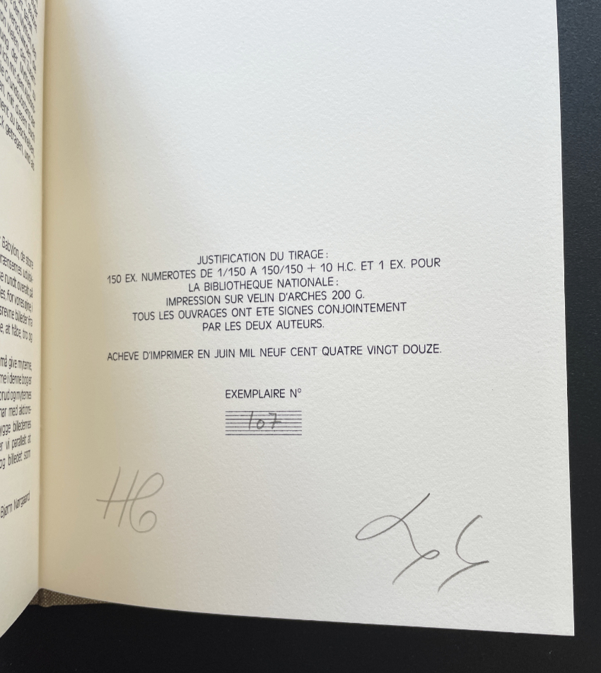 Henning Christiansen & Bjørn Nørgaard - In Kon Se Kvenz Artist-Book (signed) - Image 4