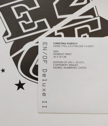 Christina Kubisch / Boris D. Hegenbart - 9khz / Lichtbilder I-V/2001 LP Art Multiple (signed) - Image 5